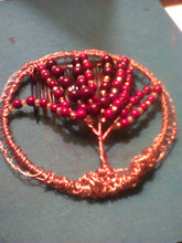 Load image into Gallery viewer, Autumn Tree of Life Kippah with Comb
