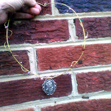 Load image into Gallery viewer, Gold Renaissance Necklace Collar o Hair Ornament