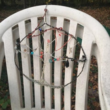 Load image into Gallery viewer, Akedah Wall Hangng or Suncatcher on lawn chair