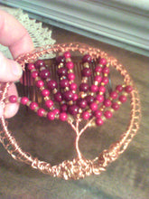 Load image into Gallery viewer, Autumn Tree of Life Kippah with Comb