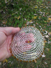 Load image into Gallery viewer, Amber and Silver Minimalist Kippah