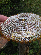 Load image into Gallery viewer, Amber and Silver Minimalist Kippah