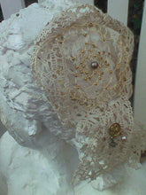 Load image into Gallery viewer, Close up view of the kippah on the back of the sculpture.