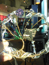 Load image into Gallery viewer, Tree of Life Wall Hanging with found objects, being held in hand