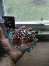 Load image into Gallery viewer, Tree of Life wall hanging on palm