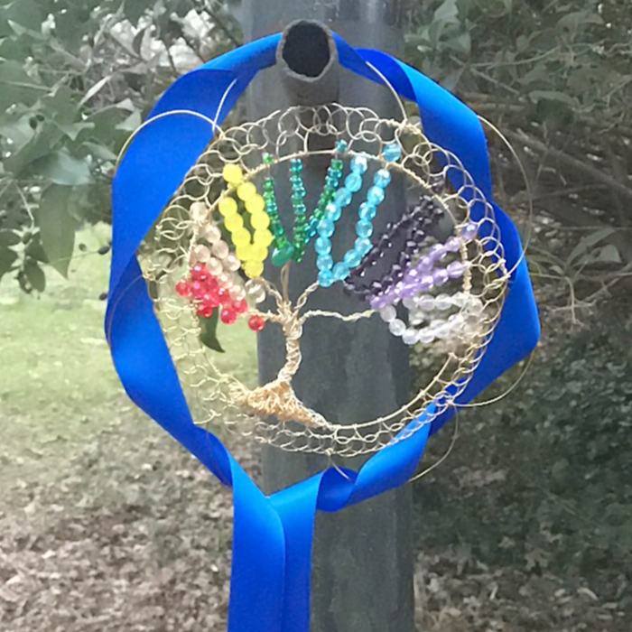 Rainbow Tree of Life Wall Hanging MADE TO ORDER