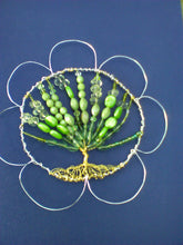 Load image into Gallery viewer, OOAK Green Tree of Life Wall Hanging Cottagecore Home Decor

