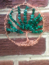 Load image into Gallery viewer, Copper and Green Tree of Life Wall Hanging Home Decor for Spring
