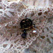 Load image into Gallery viewer, closeup detail of re-purposed charm
